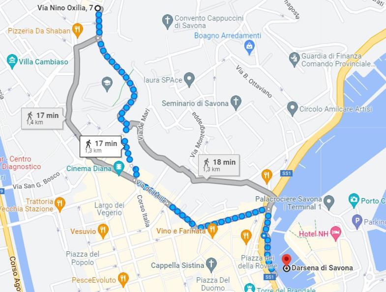 Appartamento Con Ac-Wi-Fi- Centro A 7 Min Savona Eksteriør bilde